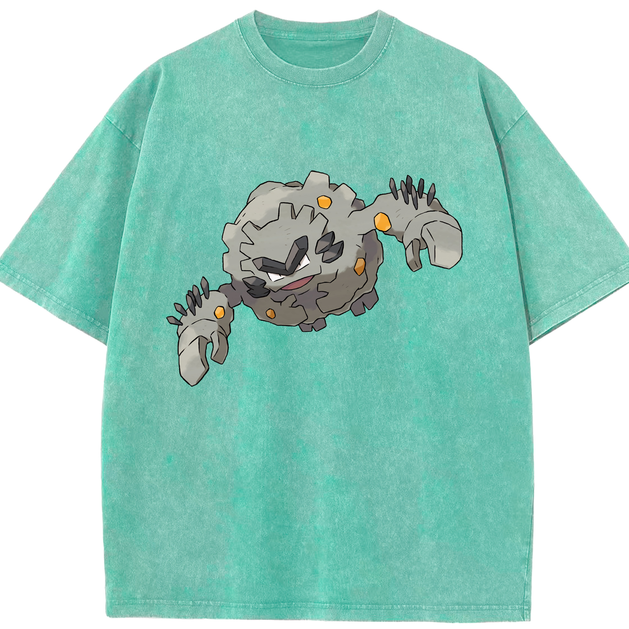 （画像用） ポケットモンスター Pokémon 綿100% ヴィンテージ風 半袖Tシャツ（フロントプリント）